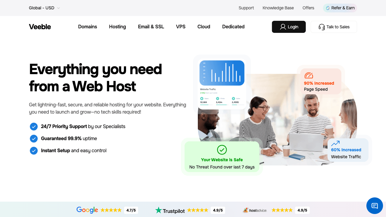 Veeble 新加坡 BGP 多线 VPS 评测：高稳定亚洲线路与多架构支持