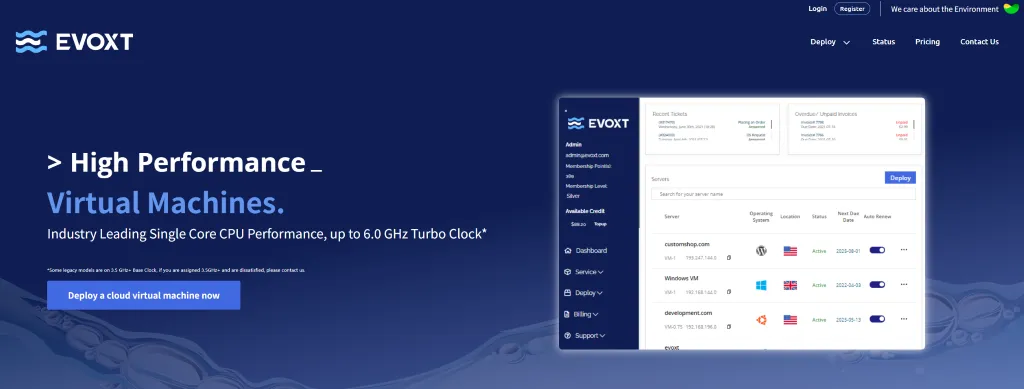 Evoxt 马来西亚 VPS 深度评测:高频 CPU、亚太优化网络